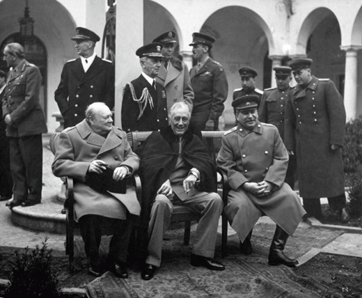 Yalta Conference - Roosevelt, Churchill, Stalin