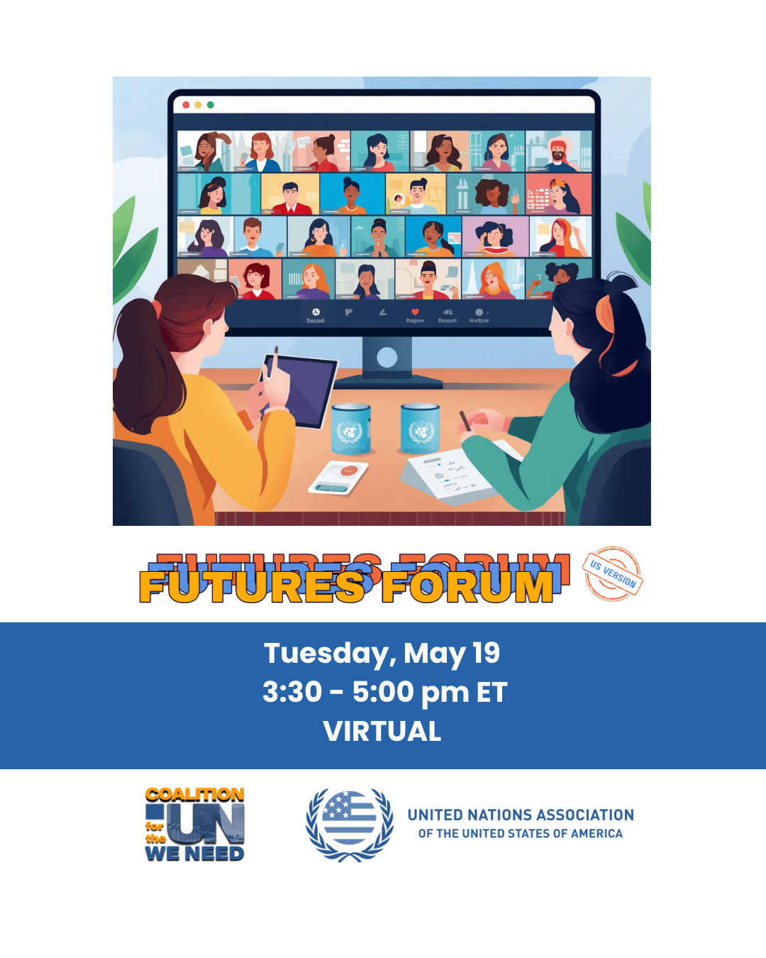 US Futures Forum UNA-USA Webpage Pop Up 